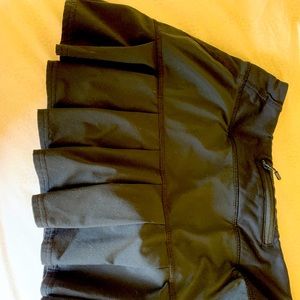 Women's Black Lululemon Tennis Skorts Size 4